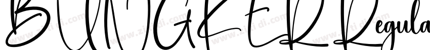 BUNGKER Regular字体转换 BUNGKER Regular字体转换